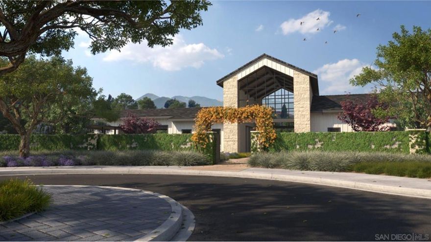 This single-story home for residents ages 55 and better features a spacious open floorplan where the Great Room, kitchen and dining room share a footprint, allowing for effortless living and entertaining. The owner’s suite is situated at the back of the home, complete with an en-suite bathroom and a walk-in closet. Two secondary bedrooms provide additional space for household members and overnight guests. Junipers is a gated masterplan community in San Diego, CA for active adults aged 55 and better, offering three collections of paired and single-family homes. Planned resort-style amenities at the Recreation Center will include a swimming pool, spa, fitness room, pickleball, & more!  Junipers is a gated masterplan community in San Diego, CA for active adults aged 55 and better, offering three collections of paired and single-family homes. Planned resort-style amenities at the Recreation Center will include a swimming pool, spa, fitness room, pickleball, & more!