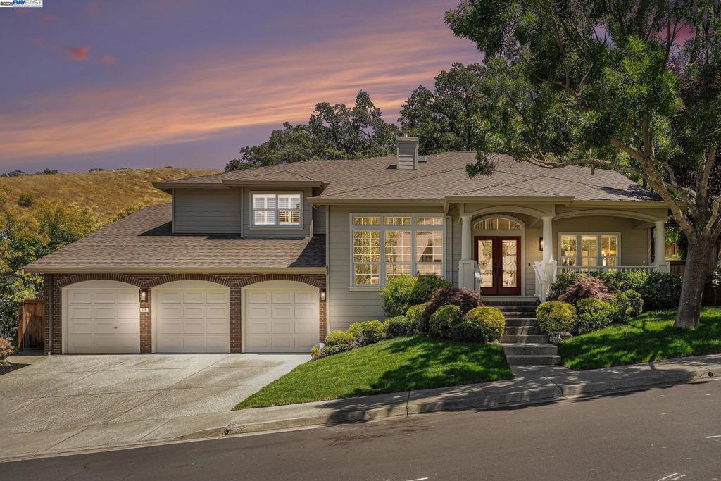 Meticulously maintained, this stunning Magee Ranch home offers elegant living in a prime Danville location. The entertainer’s kitchen features high-end Décor appliances, island seating, a large walk-in pantry, and flows seamlessly to a formal dining room—perfect for gatherings. Hardwood floors throughout the entry level. A downstairs bedroom or office with an adjacent full bath provides flexibility for guests or work-from-home needs. The oversized laundry room adds convenience as well as access to a private deck and the pool area. The spacious primary suite impresses with an adjoining retreat with office complete with built-in display cases/cabinetry & dual-sided fireplace. The primary bath features a luxurious sunken jacuzzi tub, heated floors, and a large walk-in closet. Throughout the home, you'll find abundant storage, gleaming hardwood floors, new carpet upstairs, and thoughtful upgrades. Step outside into a breathtaking Dream Garden, a private oasis with pool and spa, terraced landscaping, rich with fruit trees and vibrant plantings—your private retreat. Close to Blackhawk Plaza and downtown Danville, the award-winning San Ramon Valley USD, and the nationally acclaimed Athenian School. All with the majestic Mt. Diablo in its backyard. You won't want to miss this!