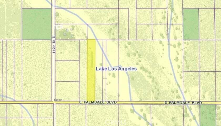 5 acre lot with frontage on Palmdale Blvd just east of 140th St E. Zoned A25 for commercial agriculture. You can potentially sell produce or animals right from your lot. The zoning is also good for U-Pick type farms or vineyards. The lot has 165 feet of paved frontage on Palmdale Blvd. Power runs in front of property along Palmdale Blvd. APN 3029-017-035.