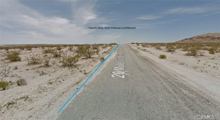 Twenty Mule Team Parkway at Bucknell Rd, California City, CA 93505
307-280-01

For sale is a 2.17 vacant multi family residential lot on Twenty Mule Team Parkway in California City.  This is for off the grid living.

Directions:  Start at the Starbucks at 9678 California City Blvd, California City, CA 93505 then enter that address as the beginning address into your phone, then add these GPS coordinates as the ending address: 35.208645, -117.739142.  You will be at the corner of Twenty Mule Team Parkway at Bucknell Rd.  The lot is at the southeast corner. Please use the parcel map from here.

GPS Coordinate: 35.208645, -117.739142