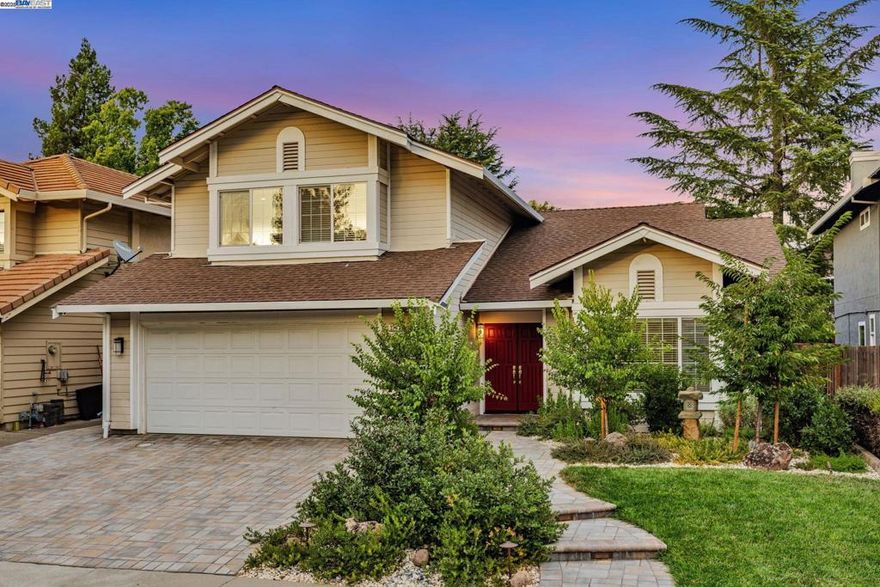 Open House Sat 10/11 1-4pm Sun 10/12 1-4pm Welcome to this stunning 4-bedroom, 3-bath home in the heart of Pleasanton, offering an ideal blend of comfort and versatility. The thoughtfully designed layout includes a much desired FULL bedroom and bathroom downstairs. The remodeled kitchen is a chef's dream with a great lay out. Vaulted ceilings in the large formal living room create an open, airy ambiance, while the formal dining room is ideal for hosting memorable gatherings. Upstairs, the spacious primary suite serves as a peaceful retreat with its vaulted ceilings. An indoor laundry room adds convenience to everyday life. Step outside to a large backyard professionally designed for entertaining, making it perfect for fun-filled afternoons with family and friends. The fountains give you a resort feeling without leaving your yard.  Enjoy the convenience of being close to three local parks and having easy access to highways 580 and 680. The nearby Alameda County Fairgrounds host exciting events year-round, with multiple companies offering busses for a smooth commute to Silicon Valley. Don't miss this opportunity to call this beautiful home your own!