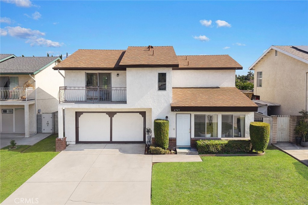 Charming and thoughtfully updated home nestled on a quiet street in the North of Rosemead. This 3-bedroom, 2.5-bathroom residence sits on a spacious lot and features a comfortable open floor plan that seamlessly connects the inviting living room, dining area, and an expansive enclosed patio which is perfect for indoor-outdoor living. Beautifully updated six years ago, the interior boasts a modern kitchen with granite countertops, stainless steel appliances, recessed lighting, and newer flooring throughout. The spacious primary suite offers a walk-in closet, en-suite bathroom, and a private balcony with stunning mountain views. Additional upgrades include exterior repainting and a roof replacement in 2016. The permitted enclosed patio expands your living space, ideal for a home office, gym, playroom, or entertaining guests. Natural light pours in through large windows, complementing recessed lighting, central AC and heat, and abundant closet space upstairs. Enjoy a generous backyard with multiple mature fruit trees and it is great for children, pets, or weekend gatherings. The attached 2-car garage with direct access to the kitchen adds everyday convenience. Don’t miss this move-in ready gem offering comfort, functionality, and beautiful views in a desirable Rosemead neighborhood.