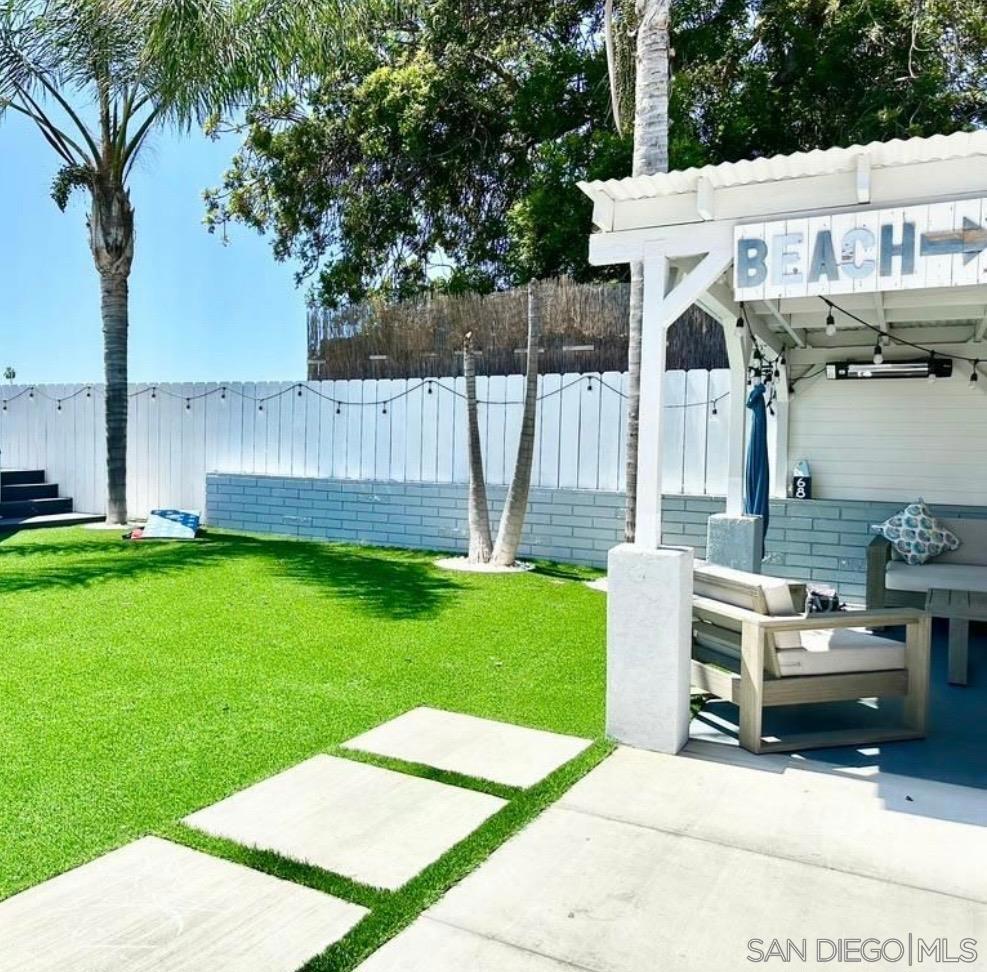 Welcome to this luxuriously remodeled 4 bedroom/ 3 bathroom home. This stunning, fully remodeled home offers the perfect harmony of modern design, spacious living, and serene outdoor spaces. Nestled in a quiet and desirable neighborhood, this property is ideal for those seeking a refined lifestyle with room to relax, entertain, and unwind. With close proximity to beaches, schools, and downtown/ airport making it the perfect place to live. Step inside to discover a thoughtfully redesigned interior with sliding glass doors to the backyard that bathes each room in natural light, and an open-concept floor plan that connects the heart of the home to the outdoors. Whether you're hosting gatherings or enjoying peaceful solitude, this outdoor space enhances every lifestyle with its prime location and highly desirable outdoor space. Conveniently located near USD and UCSD Comes with new appliances and solar.