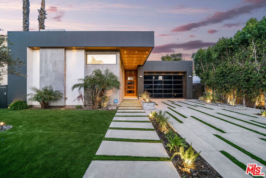 FULLY FURNISHED AND AVAILABLE FOR LONG OR SHORT TERM. Artfully designed SINGLE STORY home with exquisite material and quality in a prime location. Welcome to this luxurious Newer Construction 2016 home in the heart of Sherman Oaks masterfully laid~out by local architects to reflect modern California indoor-outdoor living..~ 4458 Mammoth features an open space single level floor plan with 4 oversized bedrooms and 4.5 baths and luxurious finishes throughout. Those finishes and features include tons of natural light, beautiful recessed lighting throughout, skylights in the elegant entryway and master, custom cabinetry finishes, a redone higher end kitchen island, porcelain tile throughout, and Large electric Fleetwood doors that open automatically with a press of a button to a beautifully redone deck & pool. Cozy fireplaces in Master bedroom, Living Room, Guest House, and an outdoor fire pit to top it all. This home was built with all the tech use in mind, you will find the RTI Home Automation system that controls music throughout the house, doorbird gate system installed for privacy and peace of mind, a full outdoor security camera system, and much more.  Each ensuite room has a resort style feel with heating on the bathroom floors and tons of closet space. The elegant master bedroom features an enormous walk-in closet & a contemporary fireplace which leads to the Master bathroom which spoils with a large double rain shower, double vanities that any couple will love & heated floors. The home comes with a gourmet kitchen with a gorgeous redone center island, stainless steel appliances, a large walk in pantry & a cooled wine cellar. Electric floor to ceiling glass sliders, open by themselves with a press of a button to lead you out to lush landscaping sparkling pool and~lounge area, and~sleek decking~for entertaining.~ In addition there is a guest house with 1 bedroom/1 bathroom that includes a kitchen, fireplace, and living area. Beautifully newly installed wood floors give the guest house a warm cozy feeing. A perfect in-law set up, extended family, or airbnb/additional income opportunity.~ Close to the Sherman Oaks fashion square, great schools, fine dining, and more. Square footage includes garage.