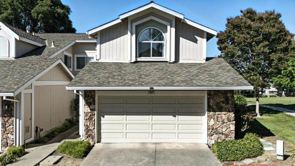 Welcome to this beautifully designed 3-bedroom, 2.5-bathroom townhouse in 1,481 sqft living space. Thoughtfully crafted with upscale finishes throughout, this home offers a lifestyle of elegance and ease. This home features hardwood floors throughout the main living spaces. Enjoy high ceilings, creating an open and airy retreat. Step into the kitchen, complete with stainless steel appliances and sleek stone countertops ideal for cooking and entertaining. The modern bathrooms feature contemporary fixtures and refined finishes, including a dual vanity in the primary en-suite bath. Step outside into your private patio, perfect for relaxing evenings or entertaining friends and family. This home is ideally situated beside a peaceful greenbelt, with no shared wall on one side for added privacy. Residents also have access to a community pool, enhancing the neighborhood experience. Located just minutes from local restaurants, within a mile of Safeway, and close to schools with convenient access to I-80, this home offers both tranquility and connectivity. Dont miss your chance to own this exceptional property.