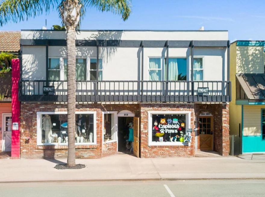 Live, Invest & Play in the Heart of Capitola Village! Just steps from the sand and surrounded by boutique shops and restaurants, this mixed-use property offers the ultimate coastal lifestyle with outstanding flexibility and income potential. The property features two beautifully updated residential units (a 2BR/2BA and a 1BR/1.5BA) plus two commercial storefronts, creating multiple opportunities for personal use and investment. Since 2020, it has undergone an extensive remodel, including new kitchens and bathrooms in both units, upgraded appliances, fresh interior and exterior paint, a new roof, and countless other thoughtful improvements. Located within Capitola's vacation rental zone, this property gives owners the option to enjoy their own beach retreat while benefiting from short-term rental income when away. Picture starting your day with a stroll along the sand, spending afternoons browsing local boutiques or enjoying waterfront dining, and capping the evening with a concert by the sea - all just outside your door. This is more than real estate it's a chance to fully embrace the Capitola lifestyle while securing an investment in one of the most sought-after coastal communities in California. Don't wait on this one!