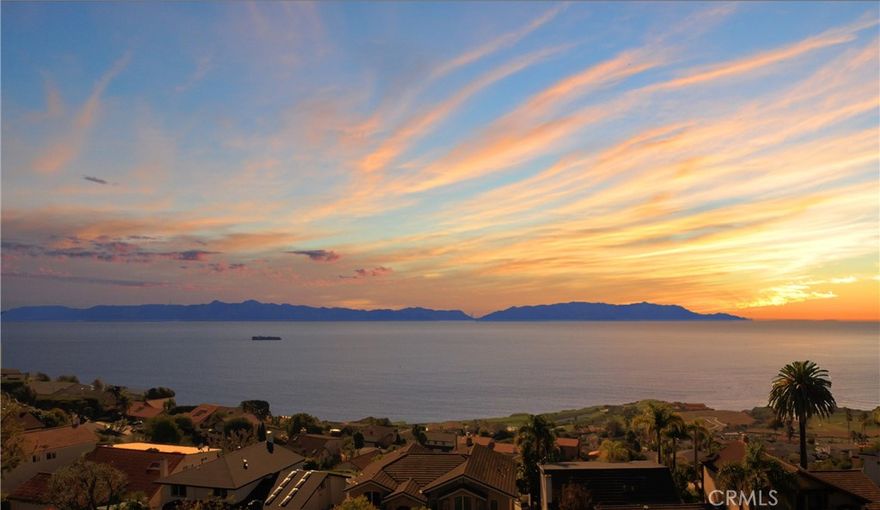 YOU WILL NOT BELIEVE THE MAGNIFICENT CATALINA AND SUNSET VIEWS FROM THIS TOTALLY REMODELED SPLIT LEVEL HOME LOCATED ON A CUL DE SAC STREET WALKING DISTANCE TO SOUTH BAY CAMPUS OF UCLA PLUS EASY ACCESS TO FREEWAYS, PARKS, GOLF COURSES AND PALOS VERDES PENINSULA SCHOOLS.  This home has been completed remodeled with brand new kitchen, formal dining room, remodeled baths (3) and spacious primary suite with double closets and attached luxurious bath and loads of closet space.  Enjoy the evening sunsets from your, patio,  separate family room with fireplace and kitchen.  The lower level features an attached 3 car garage for easy access when bringing in groceries, in addition to the 4th  bedroom and guest bath.  Enjoy the fabulous neighborhood on this very special cul de sac street with only homeowner traffic, yet convenient to Harbor freeway and the newSan Pedro harbor area.