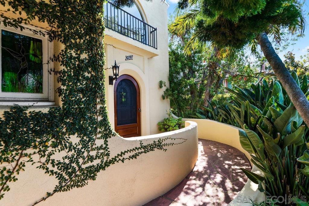 Nestled in the tranquil neighborhood of Mission Hills, this charming Spanish-style home offers a delightful blend of comfort and convenience. Featuring 3 bedrooms and 2 bathroom plus a bonus room. Upstairs offers views of the firework show at Sea World, and bay/ocean views on a clear day. Your personal oasis awaits outside in the private yard, fully equipped with ample areas for entertaining. Within a mile, find access to top-rated schools, Mission Hills Plaza, a wide variety of dining options, vibrant bars, parks, coffee shops, a library, and cinema. Proximity to the San Diego International Airport and hospitals, and easy access to freeways serves as your gateway to explore all San Diego has to offer. Embrace the essence of living in Mission Hills in this piece of history which has an amazing mix of modern amenities and old world charm. Must see to appreciate. This amazing property is located on a corner lot and has a convenient garage access on Trias St. House is completely contained with shrubs, which provides a very private yard space. Large side patio, perfect to enjoy indoor outdoor San Diego living. Walk-able to much, as well as quickly get to the heart of San Diego, yet feel like you are miles away. Home is equipped solar, & also is wired for EV charger in the garage.
