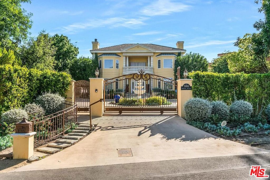 Experience luxury with this gorgeous, South of the Blvd Tarzana Estate. This incredible 6000 sq ft home offers 5 bedrooms and 6 bathrooms in the main house and sits on a 27,000 sq ft lot complete with multiple entertaining areas such as a basketball court, outdoor kitchen with pizza oven, and a luxury pool with automatic pool cover. As you drive up, you are greeted by the grand circle driveway and a beautiful fountain. The chef's kitchen is a culinary masterpiece with an extra large island and ample storage space or take the party outside to a barbeque and large pergola right off the main kitchen. The grand dining room can comfortably seat 20 people. First floor includes a billiard room, large family room, and guest suite. Upstairs you will find 3 extra large ensuite bedrooms with walk-in closets. The large primary suite has dual walk-in closets, a private gym, and spacious open bathroom floor plan. The estate also includes a separate ADU right off the pool with 2 bedrooms, 1 full bathroom, and a full kitchen. Outside, the park-like grounds are filled with lush tranquil landscaping which provides for a very peaceful and private experience. There is a detached four car garage behind the home.This home is perfect for entertaining or can be used as a high end residential treatment center. All of this in a beautiful and private neighborhood just moments from the best shopping and restaurants that Tarzana has to offer. Close access to 101 Fwy. No smoking. Pets are negotiable.