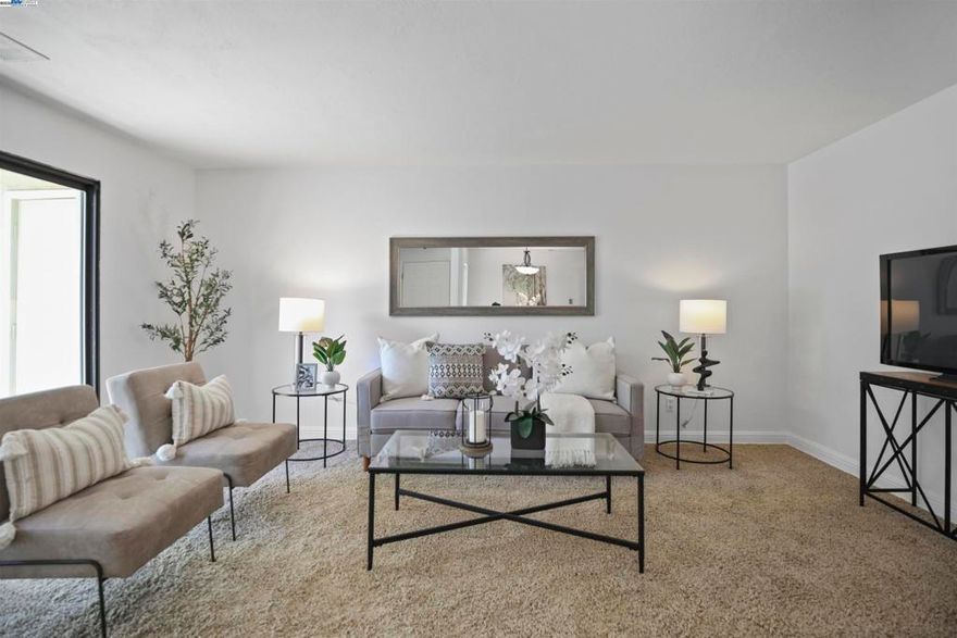 Absolutely stunning and move-in ready! This beautifully maintained home features a remodeled master bath and a secondary bath, perfect for modern living. The kitchen shines with elegant granite countertops and newer cabinets, ideal for culinary enthusiasts. Convenience meets comfort with inside laundry facilities, including a washer and dryer. Enjoy outdoor living with two private balconies—one off the master suite and another off the living room. The interior boasts fresh paint throughout, enhancing the bright and welcoming ambiance. A must-see property that shows exceptionally well!