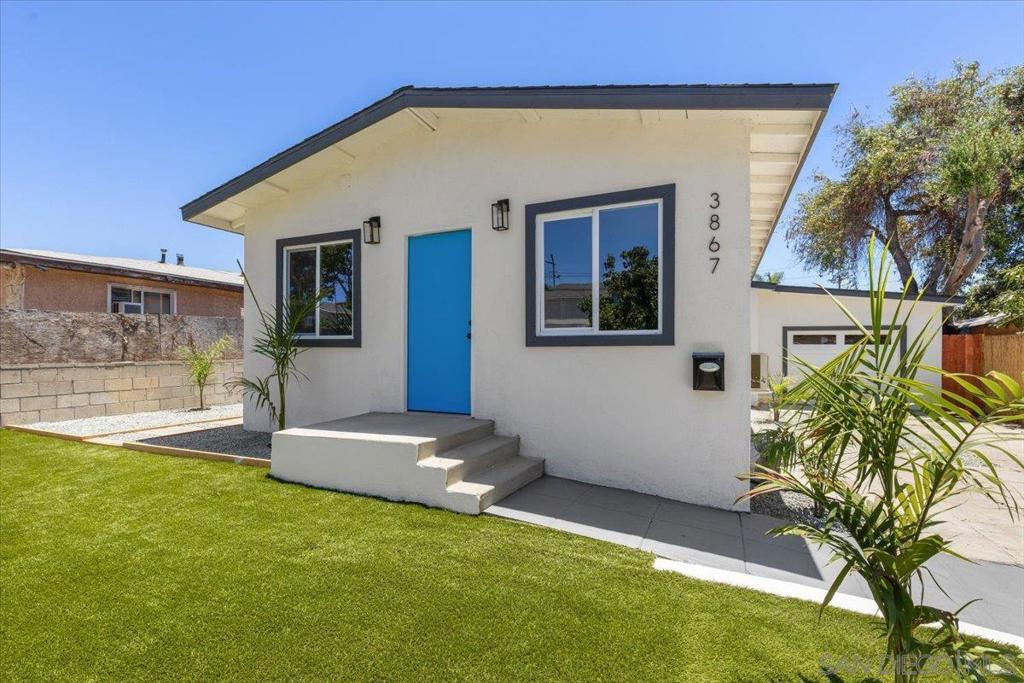 Embrace this beautifully reimagined residence that perfectly blends modern elegance with everyday comfort, right here in "America’s Finest City!" This stunning 3BD, 2BA home offers around 1,226 square feet of thoughtfully designed living space. Step inside to discover an open floor plan featuring a spacious kitchen island, new cabinets, sleek quartz countertops, stainless steel appliances, brand new black fixtures, and durable vinyl flooring throughout. READ SUPPLEMENT! Recessed lighting adds a contemporary touch, while large dual pane windows fill the living area with natural light. Updated plumbing, new roof, along with other updates. The expansive backyard is perfect for entertaining or creating your own outdoor oasis—let your imagination run wild! This move-in-ready gem is the perfect place to call home. Don't miss your chance to own a piece of Mountain View charm!