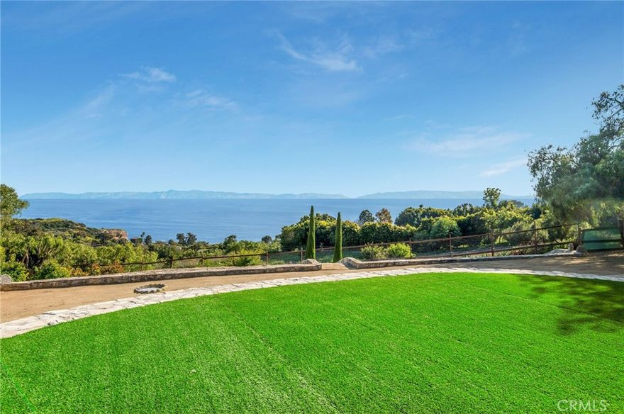 Beautifully rebuilt and remodeled gated estate with breathtaking VIEWS in the equestrian community of Portuguese Bend in Rancho Palos Verdes.

Situated on a Cul-de-Sac street of only 5 homes. This property boast captivating, panoramic and  unobstructed views of the Pacific Ocean, Catalina Island a the Coastline. It is in close proximity to the Terranea Resort and Trump National Golf Club and Portuguese Bend Riding Club.

A private automatic gate opens to a private ,enclosed, front yard with sitting area, water fountain…

Upon entering the home, you’ll be immediately fascinated by the ocean views  !

Main house has 3 bedrooms 2 baths, kitchen with Subzero 48 Pro refrigerator, Wolf stove, middle island...Attached, but with separate entry is a Studio with its own bathroom. Unbelievable views grace all rooms, including a separate Guest house with its own bathroom. Outdoor living in this property is unparalleled, with numerous sitting areas, a built in BBQ with full outdoor kitchen, fireplace - all open to panoramic ocean views !

Another large, ocean view area for hosting big parties  with additional BBQ is by Wine Cellar (has vacuum seal door, cooling system and water drain in the 6” thick slab floor, walls are 18” thick to help maintain cool temperature of 64 degrees. A sink is also installed).There is also built-in chicken coop, huge storage shad and  workshop. The house boasts 5-ton unit AC ,recess lighting, a wet bar, 9.02KW Enphase solar system (420 watt solar panels, each panel has its own inverter), 2.0 generator integrated in solar system. 250 Gallon propane tank, 3 tankless water heaters.

Property is located in the neighborhood affected by land movement and impacted by it…..for latest landslide updates ,visit: RPVCA.GOV/LANDMOVEMENT.

  SCE and Gas company disconnected servis for this area, so now all is working by solar, generator, butan tank....