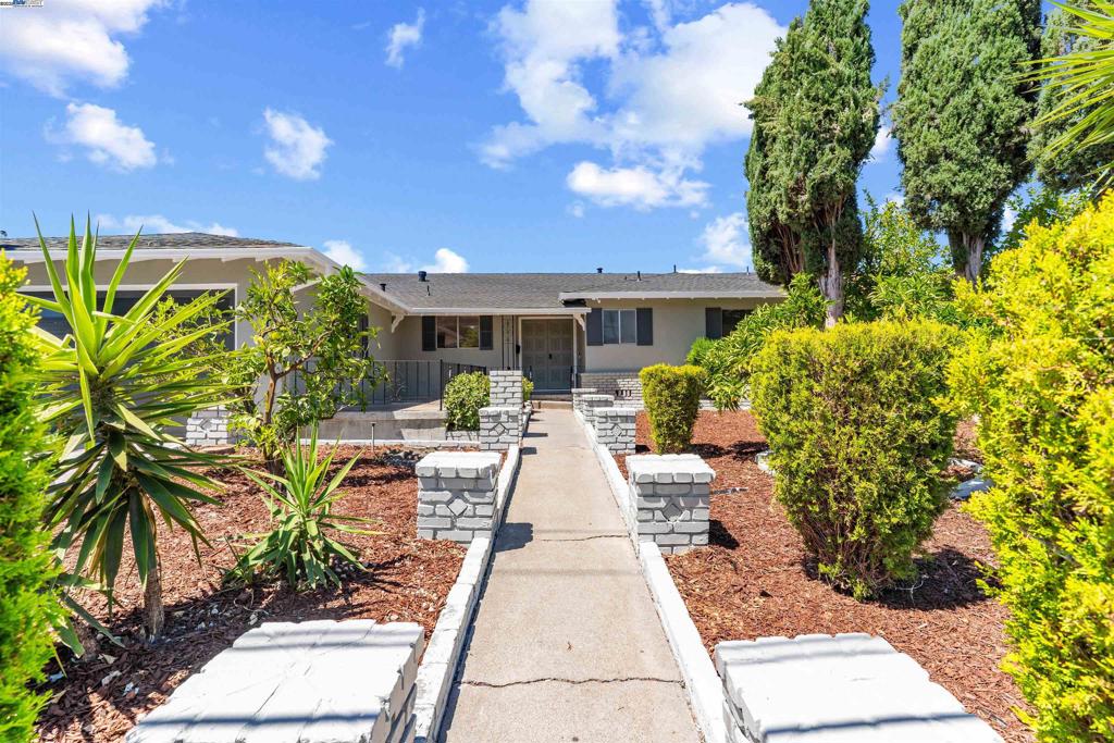 Beautifully updated single-story home offering over 1,500 sq ft of comfortable living space with 4 bedrooms and 2 full bathrooms. Enjoy peace of mind with recent upgrades including a brand-new roof, new HVAC system, and fresh interior and exterior paint. The updated kitchen features modern cabinetry, ample counter space, and a bright dining area—perfect for family meals or entertaining. A spacious family room provides room to relax or gather. Let your imagination roam with this spacious rear yard with potential for a ADU. Ideally located close to schools, parks, shopping, restaurants, and public transportation including BART, with easy access to major freeways. A must-see, move-in ready home that blends style, comfort, and convenience!
