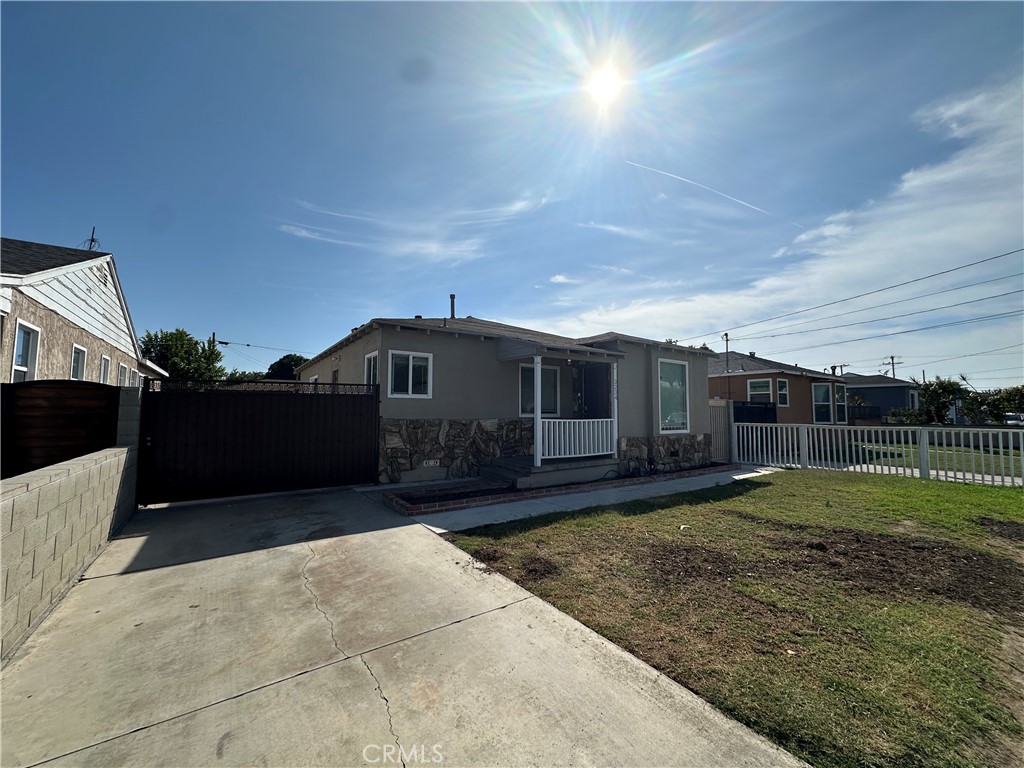 Beautiful Renovated Home with potential situated in the heart of Lynwood! This charming property features 2 bedrooms, 3 full bathrooms, plus an additional bonus room that provides extra space for extended family, a home office, or guests. Conveniently located just minutes from Plaza México and with easy access to the 105 and 710 Freeway and not far from 110 Freeway. This home offers comfort, accessibility, and a central location. It’s also close to local schools, shopping centers, and parks — making it ideal for families and everyday living. The spacious backyard is perfect for entertaining, and the detached 2-car garage has been converted (unpermitted) into a 2-bedroom unit with a kitchen and bathroom — offering great potential for additional use or possible rental income (buyer to verify with city). Don’t miss out on this incredible opportunity! Whether you’re looking for your next family home or a smart investment, this property has it all.