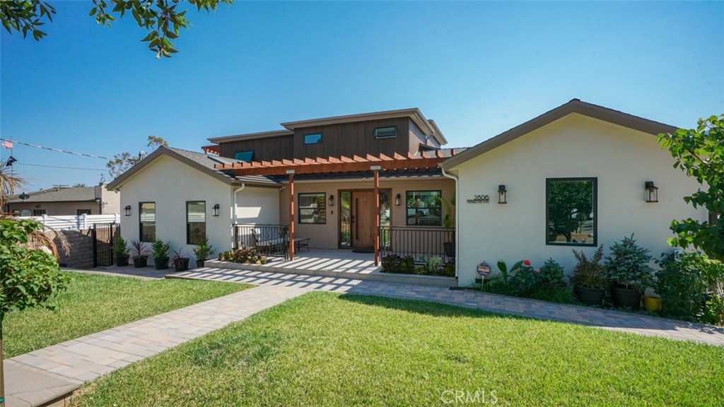 Come see this stunning home completely rebuilt in 2023–2024! It features all-new systems and finishes—including roof, plumbing, electrical, flooring, walls, and more—all with permits.
Originally a 2-bedroom, 2-bath, 1,400 sq ft home, it is now a spacious 5-bedroom, 4.5-bath, 3,240 sq ft residence with thoughtful design and modern functionality.
Ideal for entertaining guests, the open-concept living and dining rooms flow seamlessly into a custom kitchen with a large island, premium stove, custom-built cabinets, and hidden-panel refrigerator. Two electric fireplaces enhance the living and family rooms, offering both functional heat and elegant ambiance.
The main floor includes 2 bedrooms, 2 bathrooms, and a versatile bonus room that can be used as an office, guest space, or sixth bedroom. The primary suite features abundant natural light, a walk-in closet, and a luxurious en-suite with a rain shower that doubles as a steam room. Upstairs, 3 additional bedrooms include a Jack-and-Jill bath, private balconies, and a bedroom with its own bath and walk-in closet.
Modern amenities include built-in surround sound, smart toilets, sensor-activated bathroom lighting, heated towel racks, full surveillance, and alarm system. Three separate AC units allow each level to maintain its ideal temperature, while a whole-house water filtration and softener system ensures clean water for drinking and bathing.
The backyard offers beautiful mountain views, a saltwater pool, fruit trees, and hookups for future outdoor upgrades. The remodeled garage includes insulation and recessed lighting ideal for a pool/guest house or potential ADU (buyer to verify with city).
Situated in a top-rated school district, this home combines size, luxury, and location—schedule your private tour today!