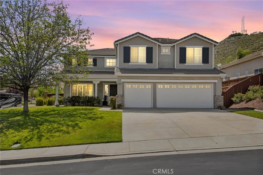 Welcome to 35987 Corte Renata, a beautifully upgraded 5-bedroom, 4-bath home located in one of West Murrieta’s most sought-after neighborhoods. With over 3,000 sq. ft. of thoughtfully designed living space, this residence blends timeless charm with modern comfort. Inside, you'll find wide plank white oak flooring, vaulted ceilings, and abundant natural light. The heart of the home is an English country-inspired kitchen—a chef’s dream—featuring inset shaker cabinetry, marble countertops, a navy island with brass accents, and premium Café appliances, including a 6-burner dual-fuel range and a full-size Advantium oven.Fully renovated bathrooms showcase marble floors, designer vanities, and curated lighting. Upstairs, four bedrooms are finished with plush 100% wool carpeting, along with a versatile loft perfect for work or play. The remodeled laundry room adds everyday convenience with marble flooring, floating shelves, and a utility sink. The beautifully landscaped backyard offers an inviting space for outdoor entertaining or quiet relaxation. Ideally situated near award-winning schools, shopping, and dining, this Murrieta home is ready to welcome you.