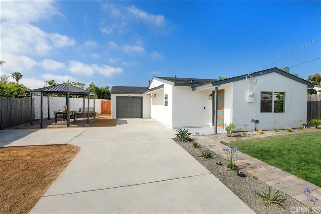 What a great opportunity on this newly renovated bungalow which offers modern comforts while preserving its original charm. With 3 bedrooms and 2 updated bathrooms, this home is perfect for those seeking both comfort and style. Step inside to discover an inviting open layout featuring designer updates throughout. The brand-new kitchen is a culinary delight, complete with new cabinets, countertops, and sleek appliances. Beyond the interior, the allure continues with a stylish a gazebo, perfect for enjoying sunny California days. This home offers low-maintenance yard that is fully fenced, ensuring privacy. Located less than 1.5 miles from the famous Oceanside Pier and with close proximity to the 5 Freeway, this home grants easy access to all that Oceanside has to offer. Whether you're exploring local shops, dining at nearby restaurants, or enjoying vibrant sunset and farmer markets, this location is ideal. Don't miss your chance to own this stunning home.
