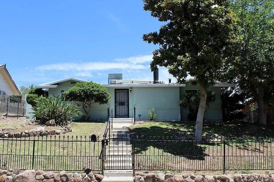 Great potential in a good area of College Heights with an in ground pool. This home was updated prior to the current owner bought it on 2023 with new flooring, new paint, new plumbing and light fixtures, interior and exterior paint. There is a large family room with a fireplace that overlooks the patio and the pool.