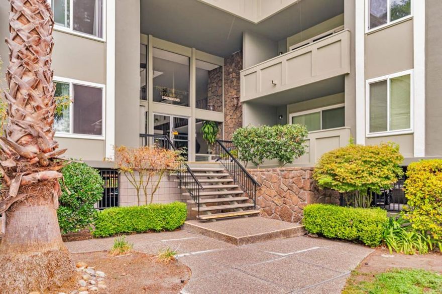 Welcome to this charming 2-bed, 1-bath condo at 1458 Hudson St, 202, Redwood City. This spacious 1,026 sqft living space features carpeted floors, recessed lighting, and a generous living room. The kitchen boasts stainless steel appliances, ample wood cabinets, and granite countertops. Both bedrooms are spacious, and a private balcony offers outdoor enjoyment. Residents benefit from community laundry and a pool. The vibrant Downtown Redwood City offers the historic Fox Theater, Courthouse Square events, and diverse dining, including MICHELIN-recognized spots and Gourmet Haus Staudt. Outdoor enthusiasts will love Edgewood Park & Natural Preserve for hiking and Bay Area views, the picturesque Pulgas Water Temple, and scenic walks at Redwood Shores and Bair Island. Discover cultural heritage at Domini Hoskins Black History Museum & Learning Center or unwind at local breweries like Freewheel Brewing Company and The Bottle Shop. This condo offers an exceptional opportunity to enjoy the best of Redwood City living.