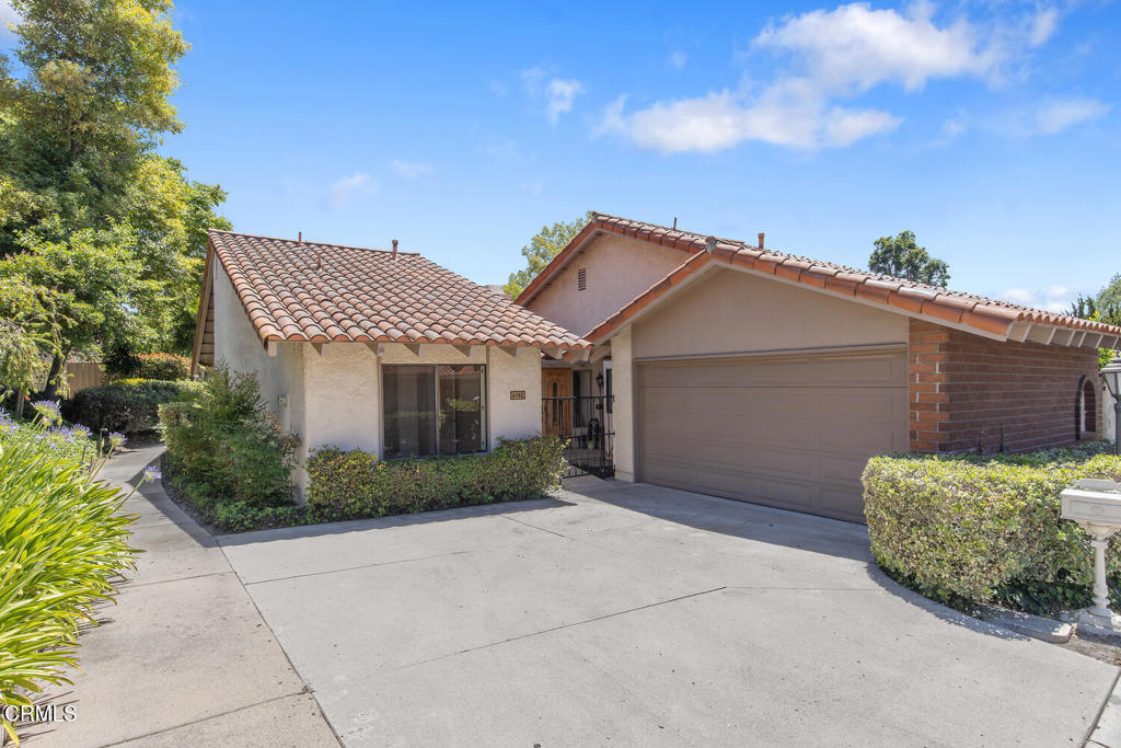 A Rare Gem in the Coveted Northgate Community! Step into this bright and beautifully maintained single-story end-unit condo offering 2 spacious bedrooms and 2 updated bathrooms, nestled in one of the most sought-after neighborhoods in Thousand Oaks. Bathed in natural light, this inviting home boasts soaring gabled ceilings in nearly every room, creating an airy, open atmosphere that feels both elegant and expansive. As you enter, your eyes are drawn straight through the generous living room to the sun-drenched, south-facing backyard--perfect for relaxing or entertaining in the glow of all-day sunshine. The well-appointed kitchen features a gas stovetop, sleek stainless steel appliances, and a charming breakfast nook, seamlessly flowing into the dining and family room with uninterrupted views of the inviting outdoor space. The south-facing primary suite includes direct access to the backyard, while both bathrooms offer stylish, easy-access walk-in showers. One of the home's standout features is the approximately 360 square feet of permitted attic space, complete with cedar-lined cabinetry--ideal for organized, oversized storage. Additional highlights include a two-car garage, access to the community's pool and spa, and an unbeatable location just minutes from shopping, dining, and everyday conveniences. Don't miss this rare opportunity to own a sun-filled sanctuary in Northgate--your dream home awaits!