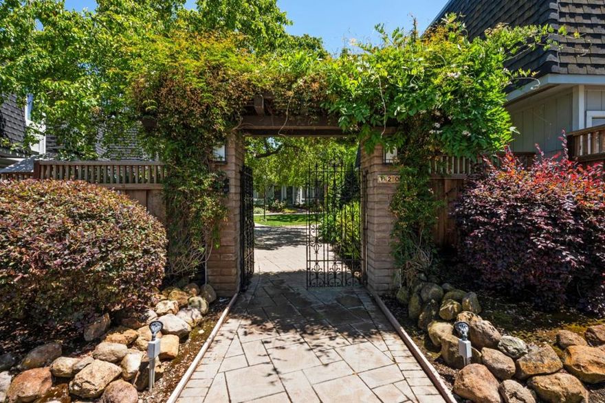 Welcome to your private oasis in the heart of Los Gatos, move-in ready with top-rated schools.  Tucked behind a charming iron gate, this beautifully updated 2-bedroom, 1.5-bath end-unit townhome offers rare privacy and peaceful living flooded with natural light. Expansive windows throughout and two bright skylights create an airy feel, with only one shared wall adding to the sense of privacy.  Step inside to premium flooring, brand-new carpet in the bedrooms, fresh interior paint, stylish lighting, a fully renovated bathroom with skylight, and a new kitchen with quartz countertops and modern cabinetry and appliances, all thoughtfully finished with comfort and style in mind.  Enjoy your own private patio, plus access to a lush, well-kept intimate community with a sparkling pool and serene walking paths.  All of this, just minutes from the Los Gatos mountains, morning walks to Philz, Whole Foods, and top-rated schools.  Homes like this dont stay quiet for long. Come see it before its gone!