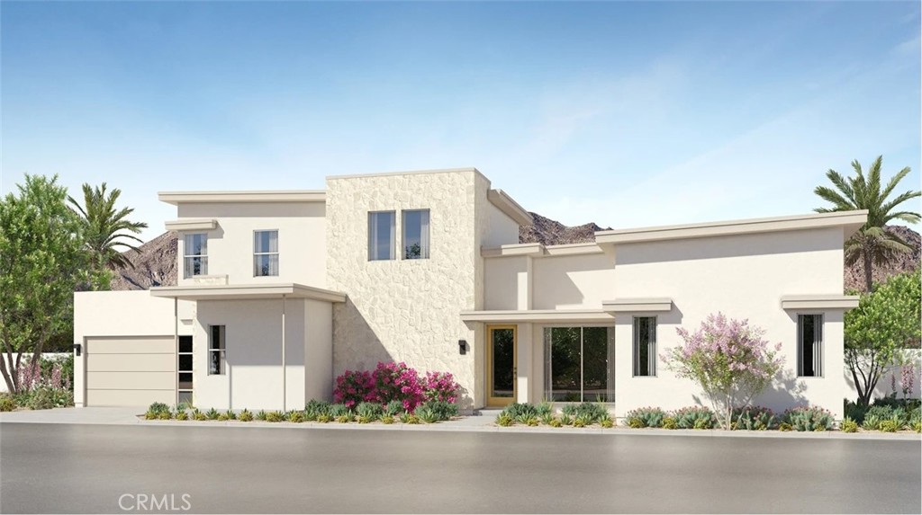 NEW CONSTRUCTION! This new two-story home features an inviting courtyard and swimming pool to encourage easy outdoor entertainment and leisure. An open-concept layout blends the kitchen, living and dining areas for simple transitions and multitasking, with a luxurious owner’s suite at the back of the home, complete with a full bathroom and walk-in closet. A secondary bedroom is located near the front just steps from a full bathroom, and a versatile loft on the second floor is easily accessible from an additional bedroom. The kitchen features Miami Vena white quartz countertops and summer breeze cabinetry.
Canyon View is a new community of single-family homes for sale in Palm Springs, CA. Residents will enjoy access to an onsite park and an array of shopping, dining and entertainment options in downtown Palm Springs, just five miles away. Plan a fun-filled weekend trip to Agua Caliente Casino for upscale gaming and entertainment, or head out to one of the several local golf courses to work on your game.