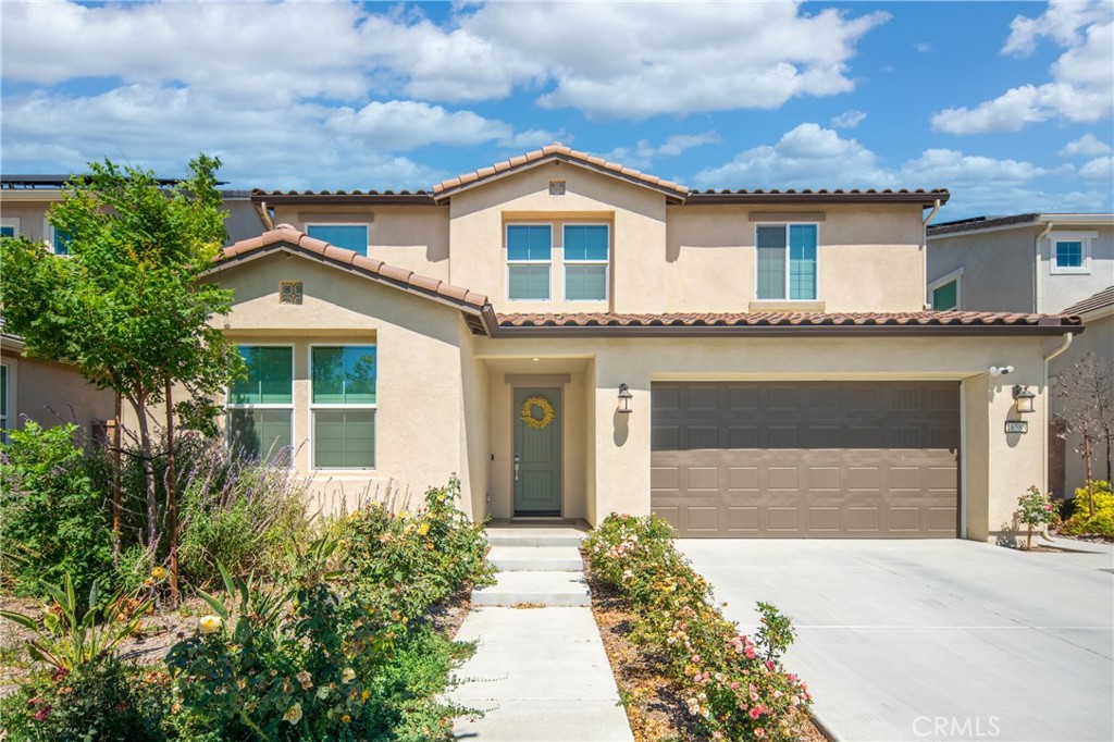 Discover 16589 Ground Breaker Ave, a stunning 2022-built single family house in Chino's coveted Preserve master-planned community. This spacious 3,346 sq ft home features 5 bedrooms and 4 baths, including a convenient main-floor bedroom and a luxurious primary suite. 1 bonus room for excesics or training or gaming. All bedrooms come with modern ceiling fans with integrated lights and remote controls, offering customizable comfort and a relaxed living experience no matter the season. The home showcases a refined sense of style with a tasteful color palette thoughtfully selected for each room, creating a warm and inviting atmosphere. Elegant, high-end curtains adorn the windows throughout, allowing natural light to pour in while adding a touch of luxury and privacy. Enjoy a modern kitchen, modern geometric pendant light hangs elegantly over the kitchen island, open living spaces, and a tandem garage. As a resident, gain exclusive access to The Preserve's incredible amenities: multiple clubhouses with fitness centers, resort-style pools, spas, sports courts, and community gardens. Located in the top-rated Chino Valley Unified School District, with easy freeway access and walking distance to The Town Center's shops and dining, this home has an exceptional lifestyle. A paid off solar system with EV charger built in, meet the modern eco-friendly lifestyle. A high quality water softener and drinking water purifier installed and paid off. Entire house with wooden floor.