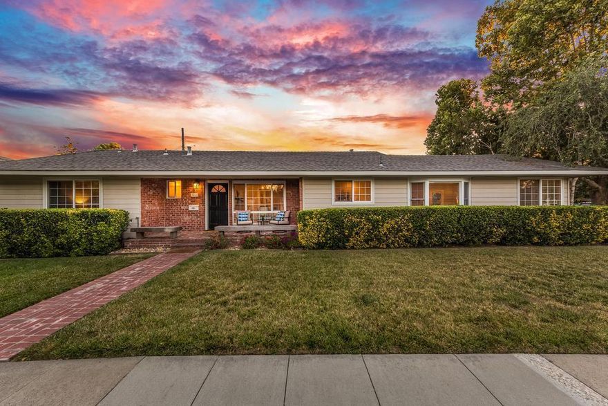 Description - This beautiful Willow Glen home features a traditional ranch floorplan with updated and exquisitely maintained features, Sought-after neighborhood with quiet and clean location. - 5 block to Foxworth Shopping Center with Zanotto's market, CVS, restaurant and many more... - 3 block to Presentation High School, close to St. Christoper Elementary School and Schallenberger Elementary School - 2.3 miles to Vibrant Downtown Willow Glen  Hardwood floors throughout - Bright and airy Kitchen with Granite countertops and stainless steel appliance, recess lighting and lots of natural light. - Concrete patio and shaded pergola - Two sheds in backyard offer additional storage - Solar Panels installed