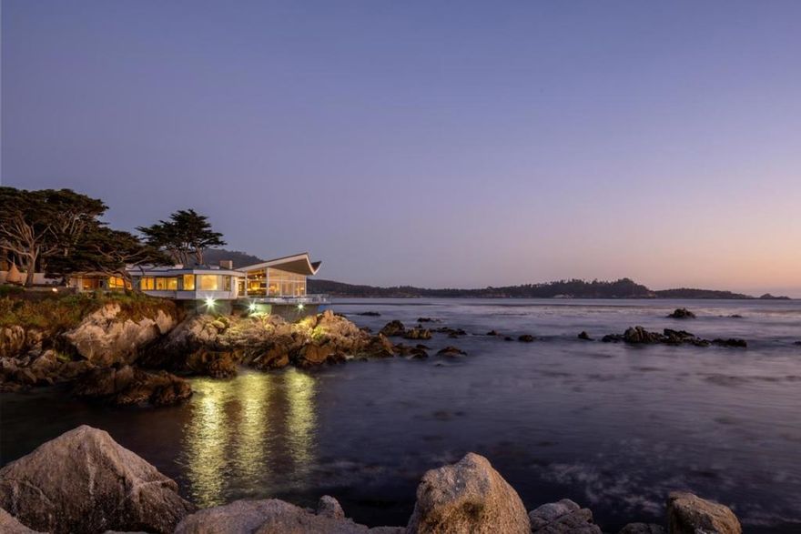 In 1951, visionary architect, Frank Wynkoop, designed and built an iconic oceanfront home in Carmel which is recognized worldwide as The Butterfly House. Featured in Architectural Digests AD100, A Century of Style, ADs, Most Beautiful Rooms in the World, & Thames and Hudsons 50 Most Iconic Architectural Masterworks in America. This winged icon, having gone through a massive renovation and restoration by acclaimed designer Jamie Bush, has been celebrated as a landmark architectural treasure, living art, & a near perfect example of mid-century architecture. The Butterfly House is just one of five true oceanfront properties in Carmel and one of the largest, incorporating its own beach and cove. A warm and inviting home with pool, hot tub, fire features, & extraordinary living space. Set amidst an ever-changing display of marine life, The Butterflys unique and special connection to nature and its beautiful surroundings brings joy, perspective, & happiness to all who experience it.