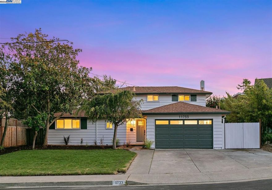 North-facing, situated in a quiet cul-de-sac, tastefully updated and spacious West Dublin home near top-rated schools (10/10 test scores for elementary and high school) with RV/boat parking access! This beautifully renovated residence welcomes you with a bright, open layout and thoughtful upgrades throughout. The fully renovated kitchen opens to a formal dining room, creating the perfect setting for family meals or entertaining guests. The primary suite is conveniently located downstairs, while three additional bedrooms and a full bath are upstairs, offering flexibility for families or guests. A separate half bath on the main level adds convenience for visitors. Updated landscaping provides inviting outdoor spaces ideal for relaxing, entertaining or gardening in a peaceful neighborhood setting. The side yard includes space for RV or boat parking, adding extra versatility for storage or weekend adventures. Additional features include central heating and air conditioning for year-round comfort. Located just minutes from Dublin Plaza Center with Target, Safeway, cafés and more, this home also offers easy access to I-680, local parks and trails, including Martin Canyon Creek. Combining modern updates, comfort and location, this West Dublin gem is ready to welcome you home!