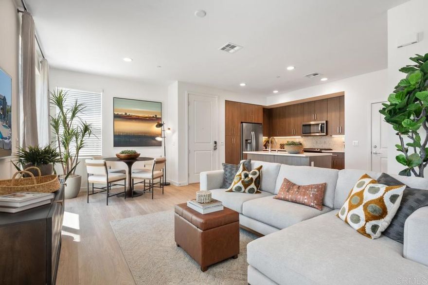 Welcome to Stirling at Cota Vera, a collection of upscale rental townhomes in Chula Vista where space, seclusion and convenience converge. Set across from Central Square Park, these two-story? 1-2 and 3-bedroom homes offer the feel of ownership without the maintenance. Generous floor plans may include flex rooms, powder rooms or lofts. Interiors showcase quartz countertops, designer cabinets, kitchen islands, stainless appliances and recessed lighting atop wood-look plank flooring.  Smart door locks and thermostats, keyless entry, direct-entry garages with EV-charging, in-home washers and dryers and ample storage ensure everyday comfort.  Outside, a resort-style pool and spa, two-story clubhouse with ocean-view terrace, fitness and yoga/spin studios, coworking space and demonstration kitchen anchor a social scene. Residents also enjoy gaming lawns, multiple playgrounds, open fields, a fire pit and pet-friendly perks like a dog park and pet wash.  Solar-powered benefits, community-wide Wi-Fi and a location near top-rated schools complete this Otay Ranch address. Close to concerts and farmers markets, stroll to future shops, stretch in the yoga studio, work from the coworking space, or gather around the fire pit.  This community encourages togetherness, whether your day revolves around the pool or exploring the wider Cota Vera neighborhood.   At Stirling, you belong to something bigger than your typical townhome community. Experience a lifestyle where privacy, luxury and connection come together in the heart of Otay Ranch at home!   Call the Michael or Todd to arrange a tour!