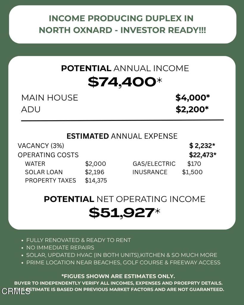 Oxnard: Other - 0031 - Residential Income