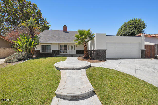 Discover this beautifully updated pool home tucked away in a Camarillo cul-de-sac! Offering 4 bedrooms and 2.5 bathrooms, this two-story residence combines comfort with style. The main bedroom retreat is located downstairs and opens with a sliding door to your own private backyard oasis--complete with a sparkling pool and relaxing spa.The kitchen features plenty of counter space and stainless steel appliances. For everyday comfort, the home is equipped with air conditioning and a central heating system. Recent improvements include being recently painted inside and out, recently installed carpet, and fumigation with termite clearance for peace of mind. Upstairs you'll find three additional spacious bedrooms, creating the perfect separation of living space.Added bonus: RV access, offering extra parking and storage options.Entertain, unwind, and enjoy the best of Southern California living--all just minutes from shopping, dining, and easy freeway access to the 101 and 118. Truly a must-see!