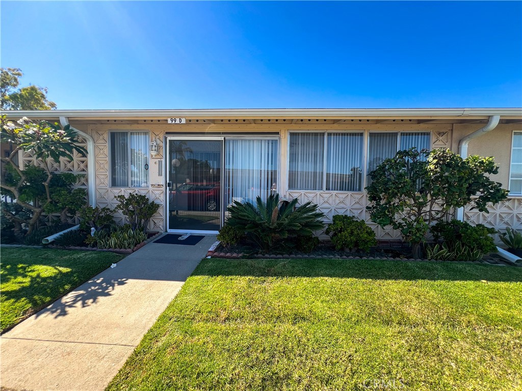 (M5-99D)(Carport 66-Space 28)
Lovely drive up unit located in mutual 5. Easy walk to the gym or amphitheater. Fully enclosed patio offers extra space for dining or entertaining. Light and bright with large skylight. Refreshed kitchen with newer countertops and appliances. Nice, updated bathroom with tiled accents and cut down shower. This is a great little unit, will not last long!
SENIOR COMMUNITY OFFERS THE FOLLOWING AMENITIES: 9 Hole Golf Course, Swimming Pool, Jacuzzi, Gym, Table Tennis, Shuffleboard, Billiards, Pickle Ball and Bocce Ball courts. Amphitheater, 6 Club houses featuring: Exercise Gym, Art Room, Sewing, Crafts, Woodshops, Lapidary, Pool tables; Over 200 Clubs, LWSB is a Security-Guard-Gated Community. Also, Library, Friends of Library Bookstore, Credit Union, Health Care Center, Pharmacy), Post Office and Café.