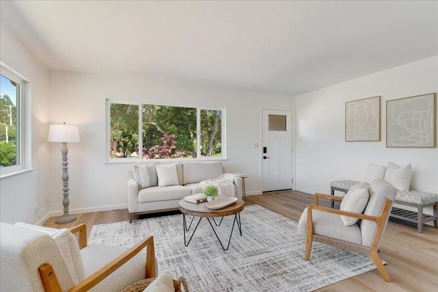 Discover the perfect blend of charm and modern updates at 24 Robak in La Selva Beach. This inviting 2-bedroom, 1-bathroom home is ready for you to move in and enjoy. With recent enhancements, including sleek LVP flooring throughout, a quartz shower and bath surround, a new stainless steel range, and new lighting fixtures, this home radiates contemporary comfort.  Step inside to experience the freshly painted interior, which is bathed in beautiful natural light. The spacious layout includes a two-car garage, providing convenience and ample storage space. Outdoors, enjoy a huge, fully fenced yard with a patio, perfect for entertaining or simply relaxing in a private setting.  Located just moments from Highway 1 and the scenic La Selva Beach, this home is eligible for a membership to both the La Selva Beach Improvement Association and the La Selva Beach Recreation District. This offers access to exclusive community amenities, events, and a key to private beach access.    Whether you're seeking a cozy permanent home or a delightful weekend retreat, this property provides an ideal setting. Embrace the relaxed coastal lifestyle in a home that feels brand new.