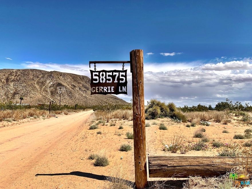 Wow! Super amazing personal glamping setup. Probably one of the coolest parcels up here! Paid Water Meter with functioning irrigation system, lots of fruits trees, cherry, prunes, apple, olives, cottonwood, mesquite, probably over 30 trees! Property includes large fire pit, BBQ area, picnic tables, shade cover, fenced and gated entry, partial bathroom, volleyball court, archery range, burro / horse corral, tether ball setup, and soo much more. Sellers used property as private RV getaway for their family and friends. They had many great memories here and hopefully you make some new ones. Buyer to check all items and conduct all due diligence themselves. Directions: from I-10 take highway 62 towards Yucca Valley, Left on Old Woman Springs Rd (Hwy 247), Right on Reche Rd, Left on Bellfield, Right on Linn, Right on Landers Ln, Left on Gerrie Ln. Arrange a showing for the gate keys please!