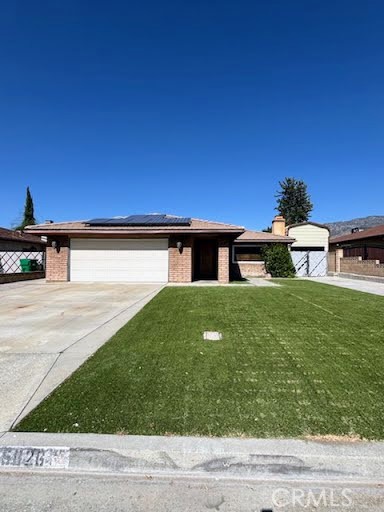 Welcome to your own private oasis in Hemet! This stunning 3-bed, 2-bath residence offers 1,312 sq ft of refined living space on a 7,405 sq ft lot, designed for both entertaining and everyday comfort. A grand, light-filled floor plan flows effortlessly from the entry and formal dining area into the heart of the home, Chef’s kitchen with granite countertops. Cozy family room, a fireplace, and views to the backyard. Outdoor & Yard Appeal with a pool. Attached 2-car garage for room and flexibility with an additional enclosed area for a fifth wheel, motorhome, or a private area for projects.  Central A/C & heating, double-pane windows, and a solar panel lease to help lower utility costs. Located in a peaceful and quiet location,  yet minutes from shopping and dining.