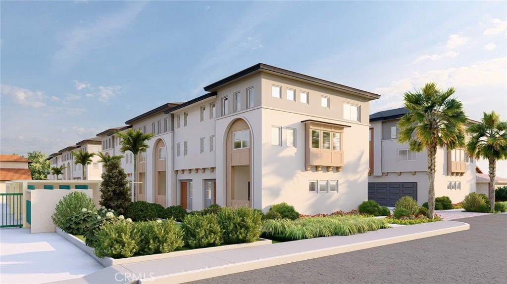 Welcome to your dream home! This stunning 3-bedroom, 2.5-bathroom townhome offers 1,596 sq ft of modern elegance and comfort. Thoughtfully designed with high-end builder upgrades, this home features waterproof, scratch-resistant, and fire-resistant wood flooring throughout, ensuring durability and style for years to come. Enjoy an open-concept layout flooded with natural light, perfect for both relaxation and entertaining. The chef’s kitchen is a true standout, with sleek soft-close drawers and contemporary finishes that make cooking a joy. Retreat to the generously sized bedrooms, including a spacious primary suite with its own private bath for ultimate privacy and comfort. Step outside to your own private patio and balcony, expanding your living space and offering the perfect spot for outdoor dining, relaxation, or entertaining guests. Double-pane Milgard windows enhance energy efficiency and quiet your living space, while solar panels help reduce energy costs and add sustainability to your lifestyle. With an attached garage, in-unit laundry, and ample storage throughout, convenience is key. Nestled in the highly desirable community of The Nines @ Ninth Street, this home offers a low-maintenance lifestyle and easy access to shopping, dining, and major commuter routes. Just 1 minute to I-5 and 5 minutes to CA-91, the convenience of commuting is unbeatable. Don’t miss your chance to own this gorgeous home—experience the perfect blend of luxury, functionality, and convenience!
