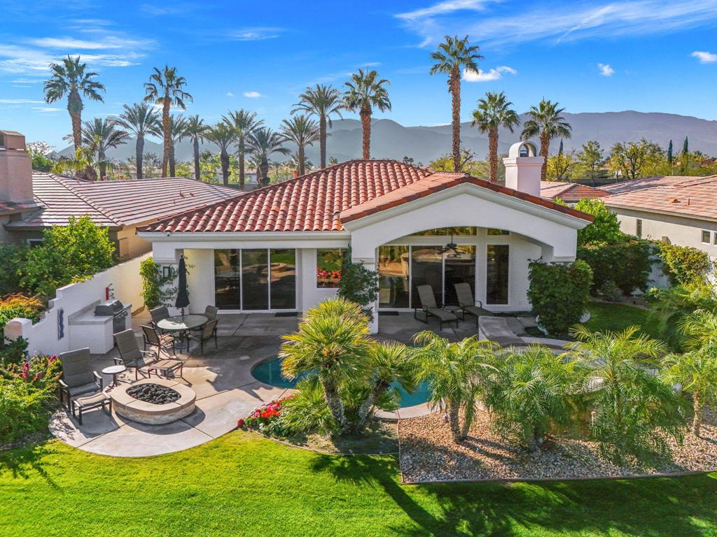 Available October 2025 at $4,000/month, and November at $5,000/month, and December 2025 at $11,000/month. Experience the pinnacle of desert vacationing at Indian Ridge Country Club in Palm Desert! This exquisite home offers luxury and elegance, Nestled against a pristine golf course, this haven features an oversized courtyard, 33 solar panels, 3 bedrooms, 3.5 bathrooms, and opulent upgrades including a revamped powder room and a primary bathroom with a lavish walk-in shower and standalone tub. Savor breathtaking mountain, lake, and golf course views from your patio, complete with a salt-water pool and fire pit. No smoking and no pets. Owners club membership available with a 3 month rental!