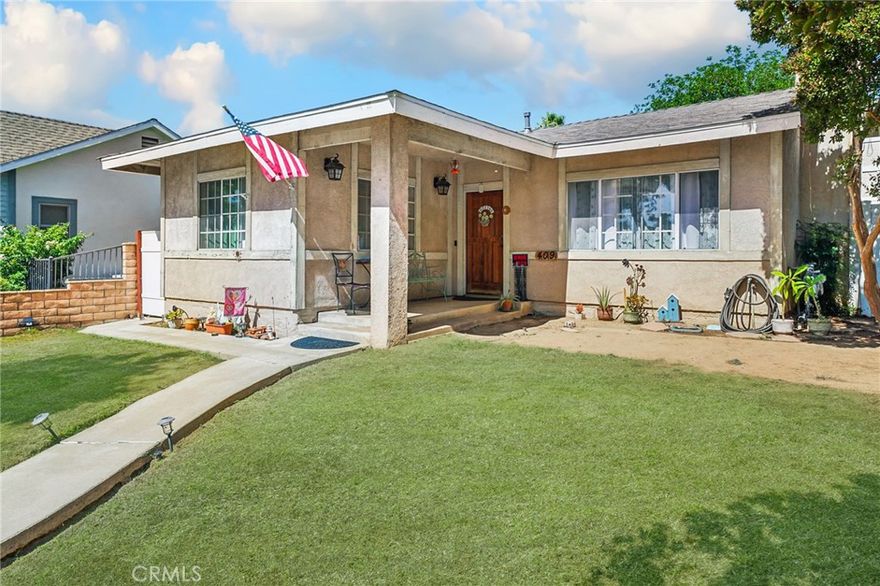 Beautiful duplex located near Historic Downtown San Dimas featuring two separate addresses, 409 & 411 W 4th Street. The front residence (409) offers two bedrooms and two bathrooms with a comfortable layout, private entry, two-car garage, and individual washer/dryer hookups. The rear residence (411) is a one-bedroom, one-bath home located on the second level above the garages with private alley access, parking, and its own entry. A detached bonus room on the lower level near the rear unit provides flexible space for storage or other uses as envisioned by the new owner. Each residence includes its own two-car garage and separate laundry connections. Property provides existing rental income and strong investment potential. Convenient location near shops, dining, and parks, with easy access to Bonelli Regional Park, Raging Waters, Puddingstone Lake, major freeways, and the future Metro Gold Line station
