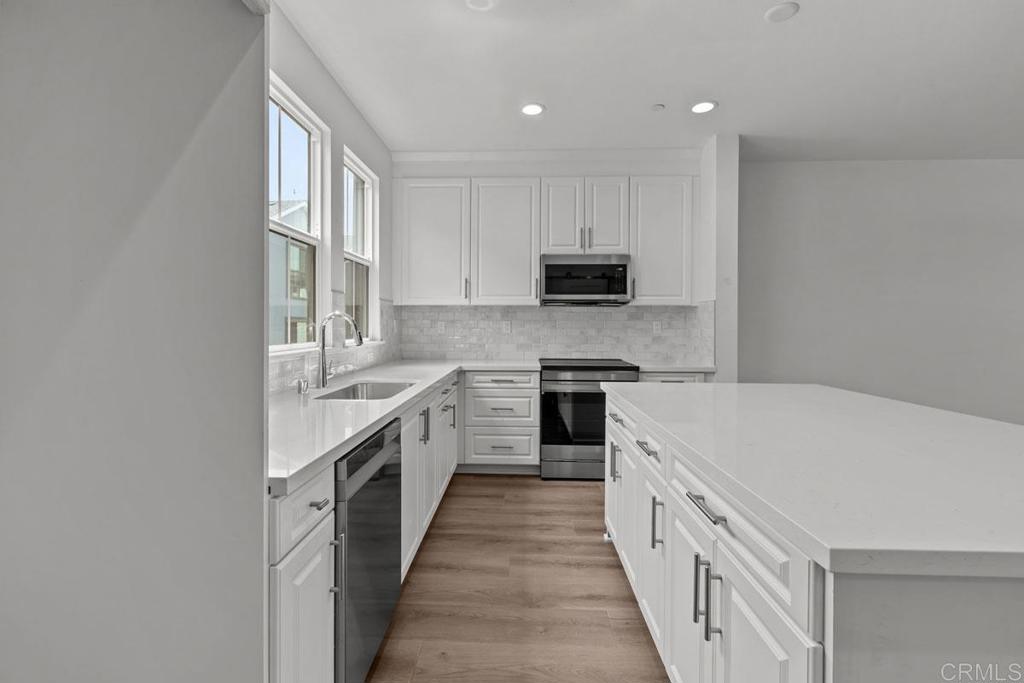 Brand new home in beautiful Carlsbad. Excellent Carlsbad school district, just a short drive to Carlsbad Village and just four miles from the beach. Community pool area, spa, tot lot, firepit, cornhole & bocce ball court, anticipated to be completed late April. First floor features side by side garage and bonus room/ office area with half bath & coat closet. Second floor has 9’ ceilings and a spacious open floor plan, tidy kitchen with walk in pantry. Third floor has 3 bedrooms, 2 full baths, along with stack laundry closet. Overhead lightning and ceiling fan prewires have been added to each of the bedrooms, as well as bonus room and family room area. Ring Doorbell system included for each home. Enjoy the anticipated savings and efficiency from an Energy Star certified construction home, with an included homeowner owned solar system, included in the price. In house financing is available through builder’s trusted lending partner. This brand-new home is soon to be ready! Why deal with the hassle and tremendous expense of rehabbing a used antiquated home. Purchase a brand new, modern build home, with a warranty backed by one of the nation’s most trusted builders. This is a rare opportunity to own a brand-new home near the coveted Carlsbad coast.