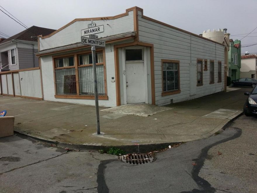 Welcome To This OceanView Single Family Home With A Outside Studio Unit 452Sqft. Home Zone RH-2 For A Duplex and Maybe The City Would Let The Investors Expand To Larger Units! Well Suited For Investors or First Time Homebuyers, Live In The Main Home and Keep Renting The Studio! Property Located Halfblock Off Ocean Avenue Where Supermarkets, Restaurants, Public Transportation, SF Bart Station and SF City College Are Located. The Perfect Blend of Character, Convenience and Investment Potential With This Rare 1915 Single Family.  This Unique Property Offers Plenty Of Space on This 2500Sqft Lot For Multi-generational Living, Rental Income and Possible Future Expanding Development. The Private Patio is A True Highlight Ideal Setting For The Weekend BBQ's, Gardening or Peaceful Afternoons!