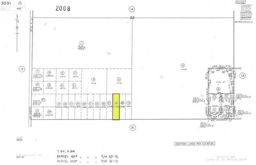 APN# 3091-015-035 
Coordinates: 34.587252, -117.694922 
2.5ACRES 
About 2k feet east Paved street 240th St E Mostly flat usable Land. Investment opportunity, land Bank, Motivated seller, Your chance of owning 2.5 Acres in Los Angeles Co. Great for off grid, Camping, Off Road adventures or Investment for resale. Power lines on 240th St E (2,000ft-+)