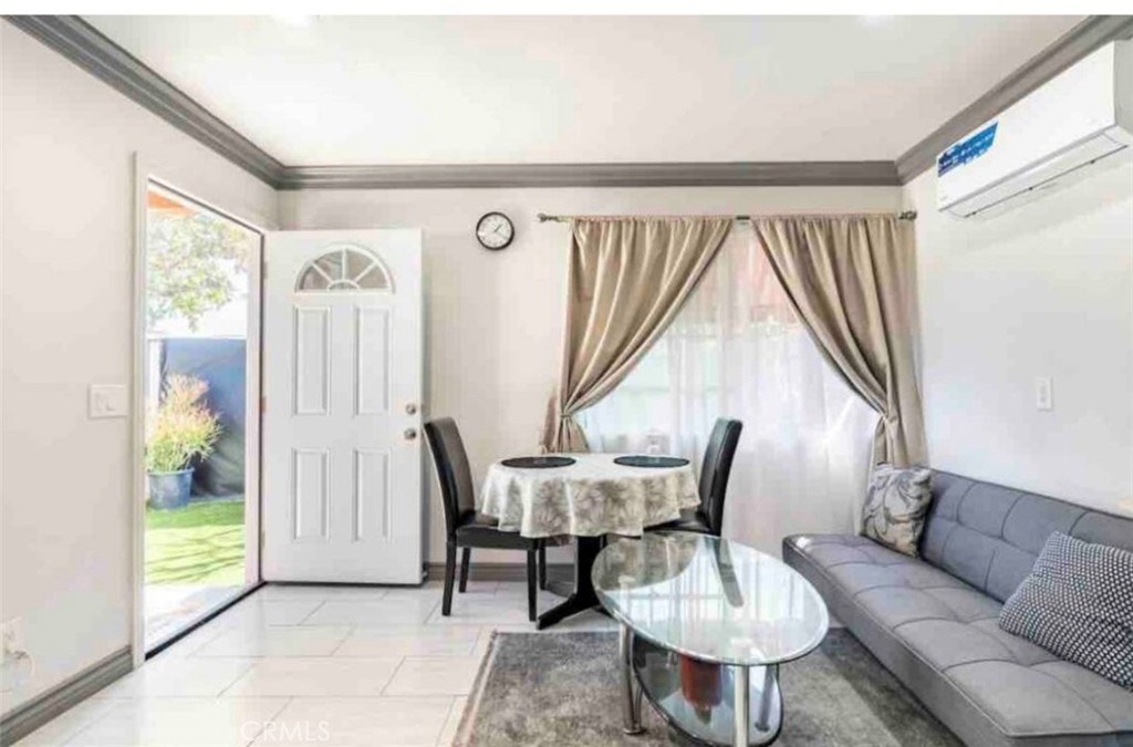 Private! 1 bedroom unit with kitchen and bathroom. Fully furnished unit is attacked to the main property. Has its owner entrance with a beautiful patio. Two Private parking space. This unit is perfect for professionals and college students seeking a comfortable, upscale living space. The home is minutes away from Cal Poly Pomona College and Fairplex. Easy access to transportation, dinning, and entertaining. Additional amenities include AC unit, refrigerator, microwave, kitchen, bathroom. ALL UTILITIES INCLUDED.