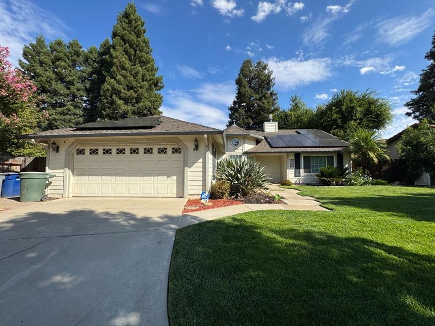 Welcome to a charming single-family home located in the vibrant city of Merced. This spacious residence offers 2,009 square feet of comfortable living space, featuring three bedrooms and two full bathrooms, providing ample room for a growing family or those who love to entertain.  The heart of this home is the beautifully appointed kitchen, equipped with modern amenities including a dishwasher, microwave, oven range with gas, and a convenient trash compactor. The open layout includes a breakfast nook and a dining area in the living room, perfect for casual meals or formal gatherings.  The property boasts a lovely in-ground gunite pool, ideal for relaxation and outdoor fun. Inside, you'll find a cozy fireplace that adds warmth and character to the living space. The home features a mix of flooring, enhancing its aesthetic appeal.  Additional conveniences include central air conditioning and heating for year-round comfort, as well as a dedicated laundry space. The property is located within the Merced City Elementary School District. With a two-car garage, this home offers both functionality and style in a desirable location.