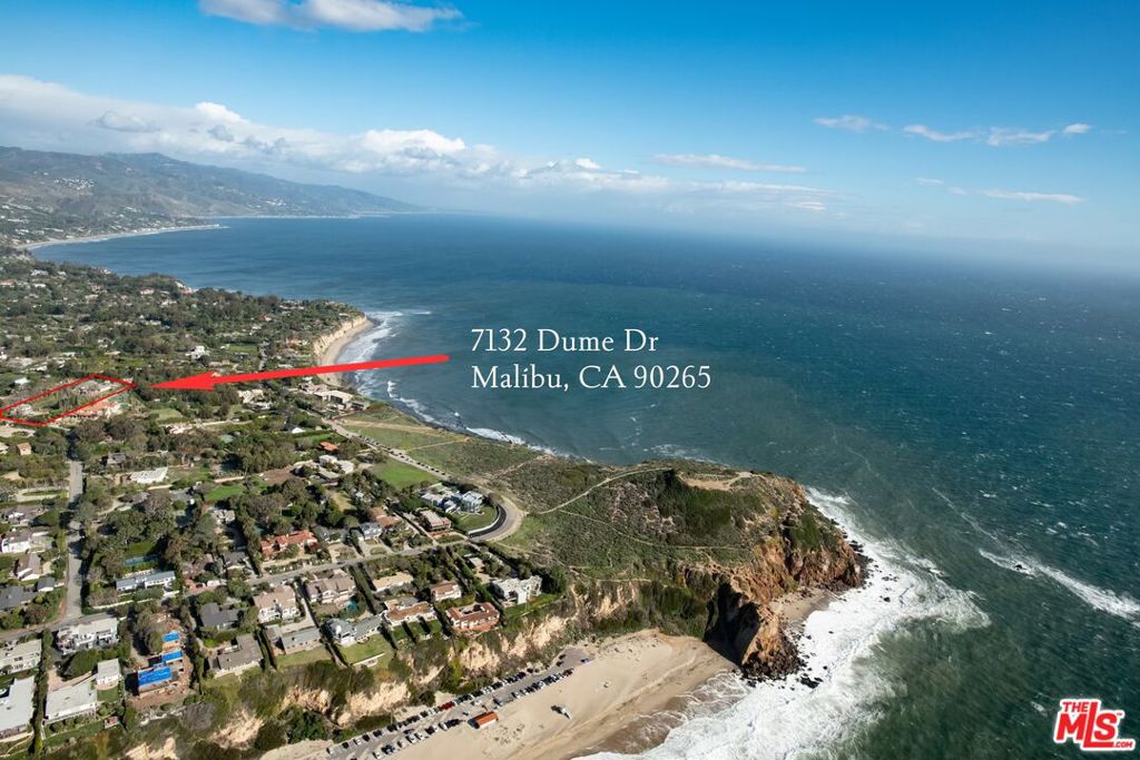Welcome to 7132 Dume Drive, a stunning Neo Tudor Revival estate situated in the highly coveted Pt. Dume neighborhood. This prestigious home offers one of the largest floor plans in all of Malibu, boasting over 12,205 square feet of living space, including a rare 3,500+ square foot basement and a 2 bedroom guest house. This estate features 7 bedrooms in total, with 5 located in the main house and 2 in the guest house, perfect for accommodating guests or multi-generational living. You'll also enjoy 8 cozy fireplaces throughout the property, adding warmth and ambiance to the already inviting atmosphere. The spacious 5-car garage provides ample space for vehicles and storage, while the 1+ acre lot offers unparalleled ocean views, a pool and spa and meticulously landscaped grounds. The gated entry provides privacy and security, with a fully fenced property ensuring a safe and serene environment for you and your loved ones. The kitchen is a chef's dream, featuring an expansive island with 3 Traulsen refrigerators, 2 Wolf ranges, 3 ovens, 2 dishwashers and compactors, 2 double sinks, and 2 pantries. It's ideal for entertaining guests or preparing gourmet meals for family and friends. This remarkable property has been lovingly maintained and is offered for sale for the first time in 28 years. The seller will need a two month rent back, Don't miss your chance to own this exceptional property in one of Malibu's most desirable neighborhoods.