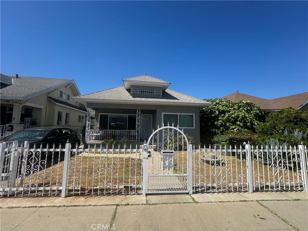 Welcome to 1408 E 41st Place, a beautifully updated 2-bedroom, 1-bath home offering 1,176 sq ft of living space on a 4,831 sq ft lot. This move-in-ready property features new stucco, energy-efficient dual-pane windows, an open floor plan, spacious bedrooms, and in-home laundry. One of the standout features is the permitted plans for a garage-to-ADU conversion with its own address—perfect for rental income or multi-generational living, with convenient rear alley access. Enjoy a long driveway, a welcoming front porch ideal for relaxing, and a central location near parks, public transit, and major freeways. A great opportunity for both homeowners and investors alike!