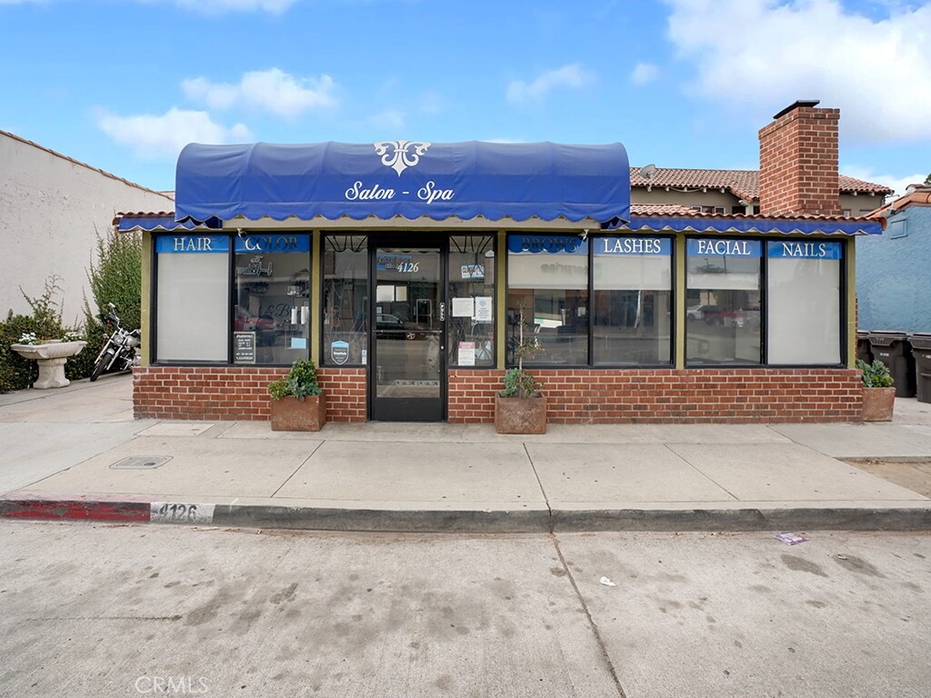 4124-4126 E Anaheim St is a Retail Storefront/ Residential Duplex located in Long Beach. This single story retail storefront space is 2,060 SF and is currently operating as a salon business. The two story duplex located in the back of the property is 940 SF. The downstairs unit is 2bd/1ba and the upstairs unit is 1bd/2ba. This property is being sold as an owner/user opportunity. The proforma cap rate of 8%, combining the salon space and duplex, make this an excellent future value-add investment opportunity. Zoning: LBCCN