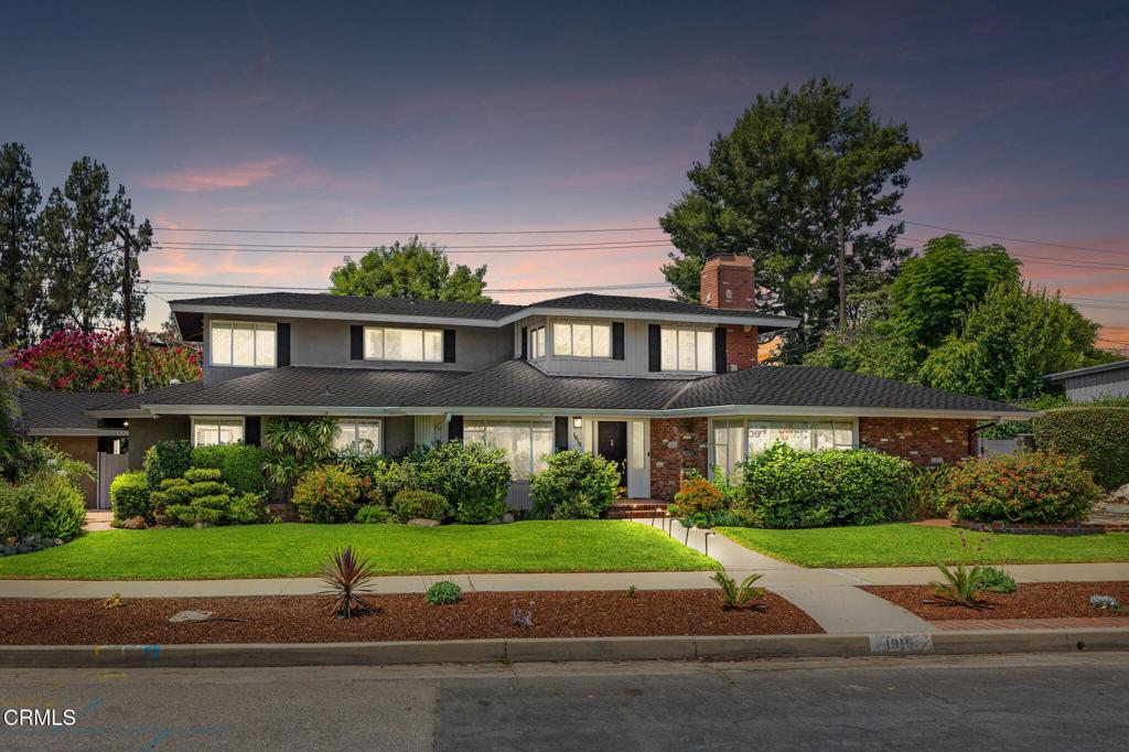 This is a rare opportunity to secure a beautiful midcentury home in the coveted and sought after neighborhood of Fox Ridge Estates in NE Pasadena. The walkable community is tranquil and peaceful with beautiful homes and breath-taking mountain views. The layout of this spacious home is the perfect retreat for everyone after a busy day. It's also ideal for entertaining guests both indoors and outdoors. The spacious living room, dining room and open kitchen with a breakfast counter and adjacent eating area are all very comfy spaces for gatherings. Plus, there is a cozy den to relax in. Both the den and living room have sliding glass-door access to the beautiful outdoor living space. The fourth bedroom is downstairs which is ideal for any occupants that want to remain on the first level day and night. That bedroom can also be used as an office space if desired. The covered and cozy outdoor living area is ideal for dining alfresco pool side with relaxing patio furniture and a large flat screen TV. The refreshing swimming pool adds the perfect touch with mountain views in the background. This gorgeous home includes two central heat/air systems (one for each level), original hard wood floors, an abundance of natural light and panoramic mountain views through the windows. The grand-bedroom includes a spacious private bathroom specifically designed for two people and includes a spacious bath tub ideal for soaking while enjoying mountain views. This is truly a home for relaxation and entertainment. The local hiking trails and nearby golf course are local attractions that further enhance the quality of life. Pasadena's best retail centers, local parks plus Old Town and the Rose Bowl are all just minutes away.