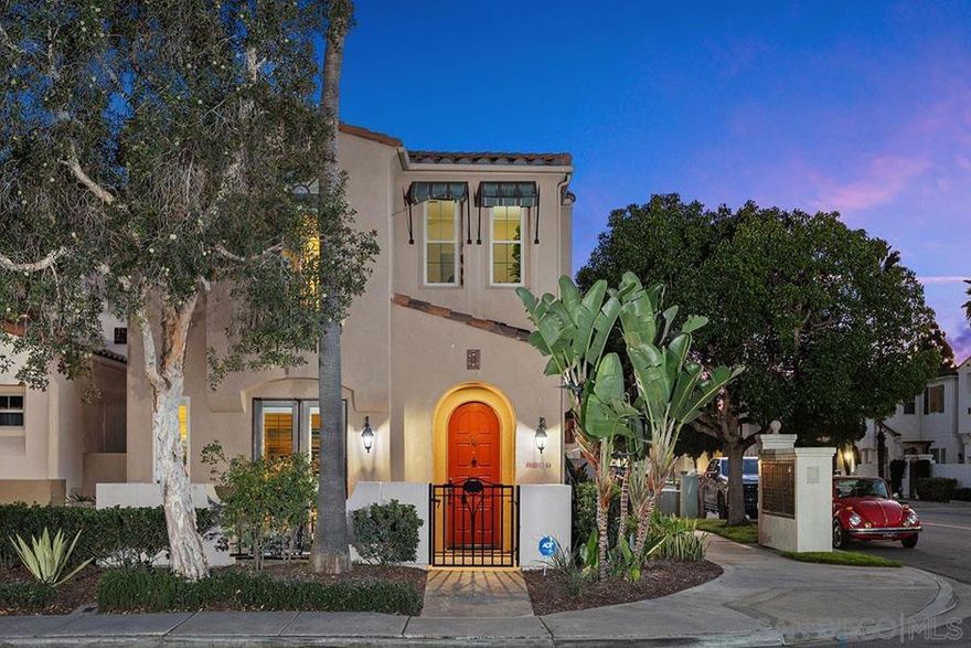 Seller will Entertain Offers Between $1,800,000-$1,850,000 Gorgeous Corner  Beacon Point Plan 2! Brand New Quartz Countertops in Kitchen, Stainless Steel Backsplash, New Stainless Steel Sink. This Home also Features Plantations Shutters an Open Floor Plan with a Focal FPL and Media Bult-Ins in the Family Room. Family Room Looks out onto side yard and since this Home sits on the Corner it has Lots of Natural Sunlight. The First Floor also Features a Large Formal Dining Room, Half Bathroom, and a Laundry Room that leads into  the 2 Car Attached Garage. All Three Bedrooms are Upstairs and the Primary Bedroom has a large Sitting Room and a Juliett Balcony. The Primary Bathroom Features Dual Sinks, Large Oval Soaking Tub, Separate Shower and Make Up Area. The Two Additional Bedrooms are Jack and Jill Style. Located in the Walking Village of Liberty Station with a 46-acre Waterfront Park, Trader Joes, Vons, Rock Church, High Tech Schools, The Lot Movie Theater, Loma Club Golf Couse, Liberty Station Public Market and Soooo much more!